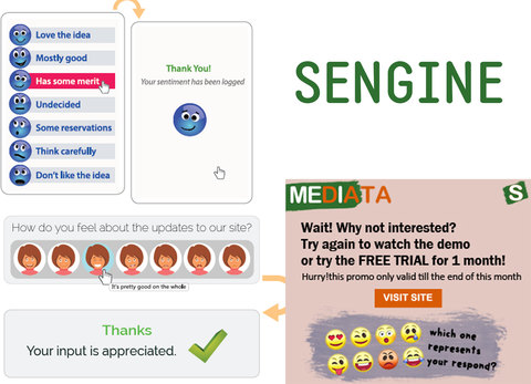 SENGINE marketing widget screenshot