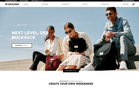 Souleway e-commerce screenshot