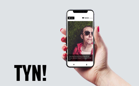 TYN! social app screenshot