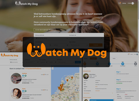 WatchMyDog booking marketplace screenshot